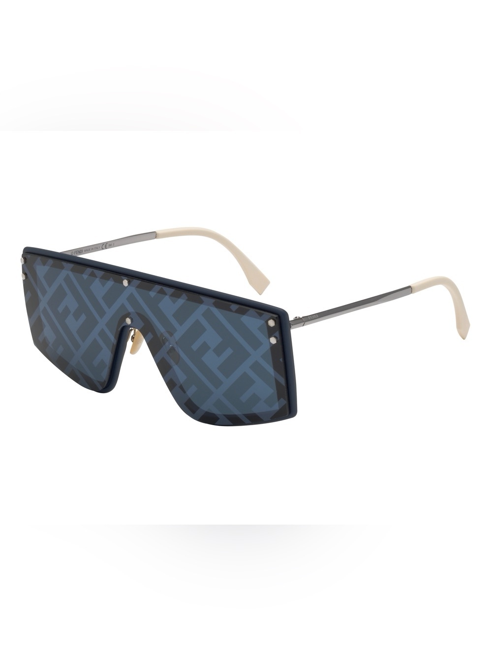 Fendi Men Ff M 0076/G/S Sunglasses OPJP Blue /7R Blue Silver